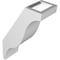 Ekena Millwork 3-in. W x 6-in. D x 10-in. H Funston Architectural Grade PVC Knee Brace BRCP03X06X10FST - alternate 3